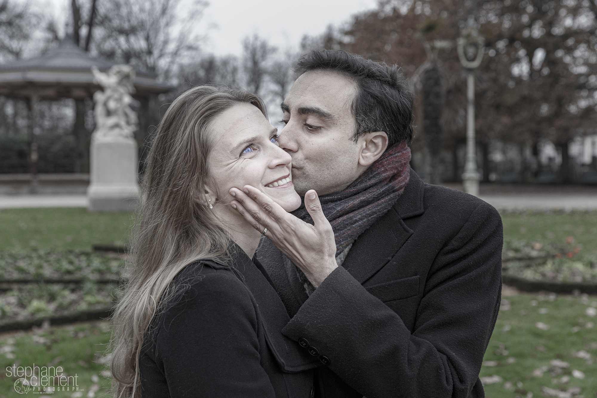 Portrait d'un couple, Rennes (France), décembre 2021