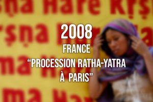 2008, France : "Procession Ratha-Yatra à Paris"