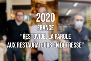 2020, France : "RESTOVIDE, la parole aux restaurateurs en détresse"