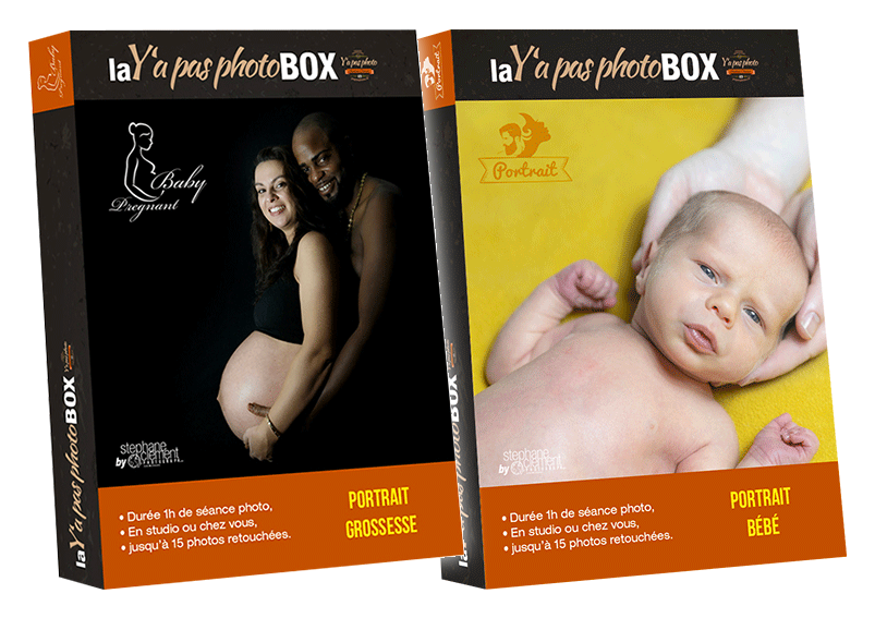 Photographe grossesse et nouveau né professionnel, à Rennes. La YaPasPhoto box avec Stéphane Clément photographe en Bretagne.